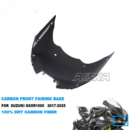 AISKA New Arrive in Stock GSX-R 1000 Carbon Fiber Fairings Motorcycle Front Fairing Base for Suzuki GSXR1000 2017-2025