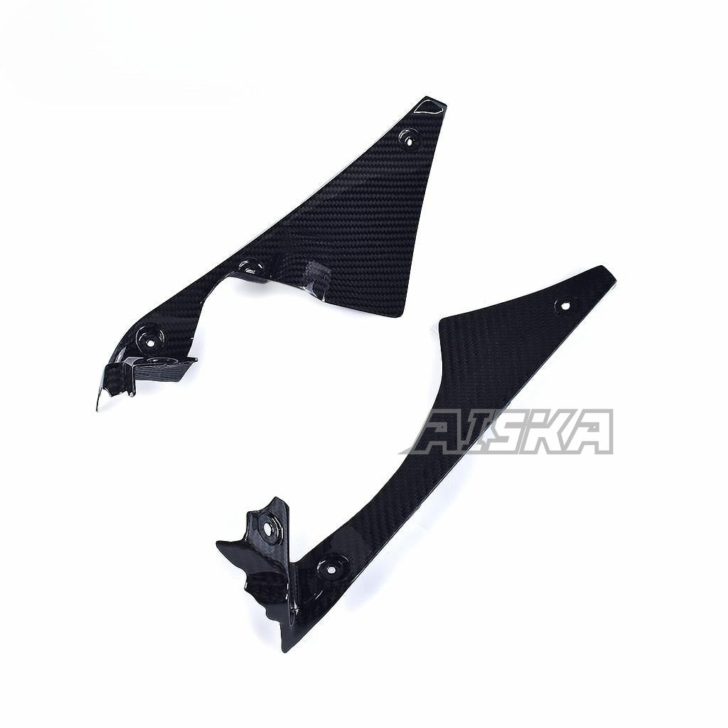 AISKA R6 Carbon Fiber Front Inner Fairings Motorcycle Carbon Fibre Side Fairings Upper Covers Panels for Yamaha R6 2017-2024