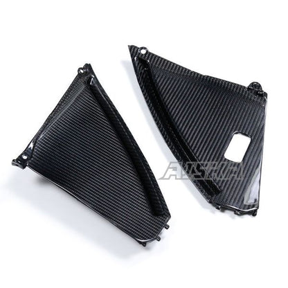 AISKA 100% 3K Carbon Fiber Motorcycle Front Side Inner Cover Panel Fairing for Suzuki GSX1300 R Hayabusa 2008-2020