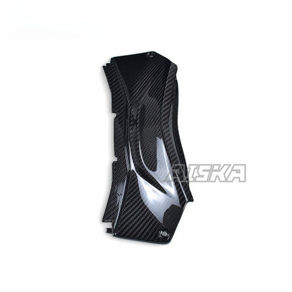 AISKA Motorcycle Carbon Rear Seat Cover Full Carbon Fiber Tail Seat Central Cover Fairing Kit for Yamaha R3 2022 2023 2024