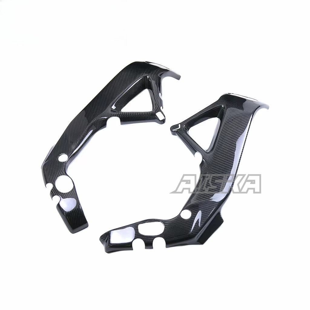 AISKA Twill Weave 3K 3*3 Carbon Fiber Motorcycle Accessories Skeleton Frame Protector for Aprilia RSV4  2021+