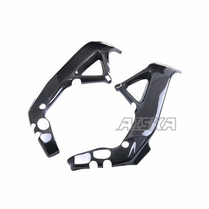 AISKA Twill Weave 3K 3*3 Carbon Fiber Motorcycle Accessories Skeleton Frame Protector for Aprilia RSV4  2021+