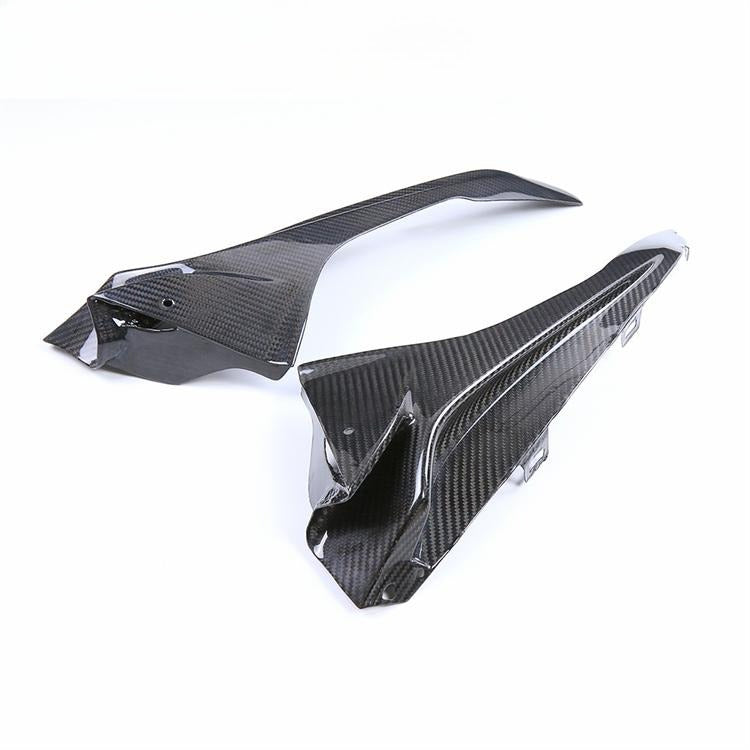 AISKA Twill Wave Dry Carbon Motorcycle Upper Side Fairings Panels Side Covers Cowlings for BMW S1000RR 2015-2018