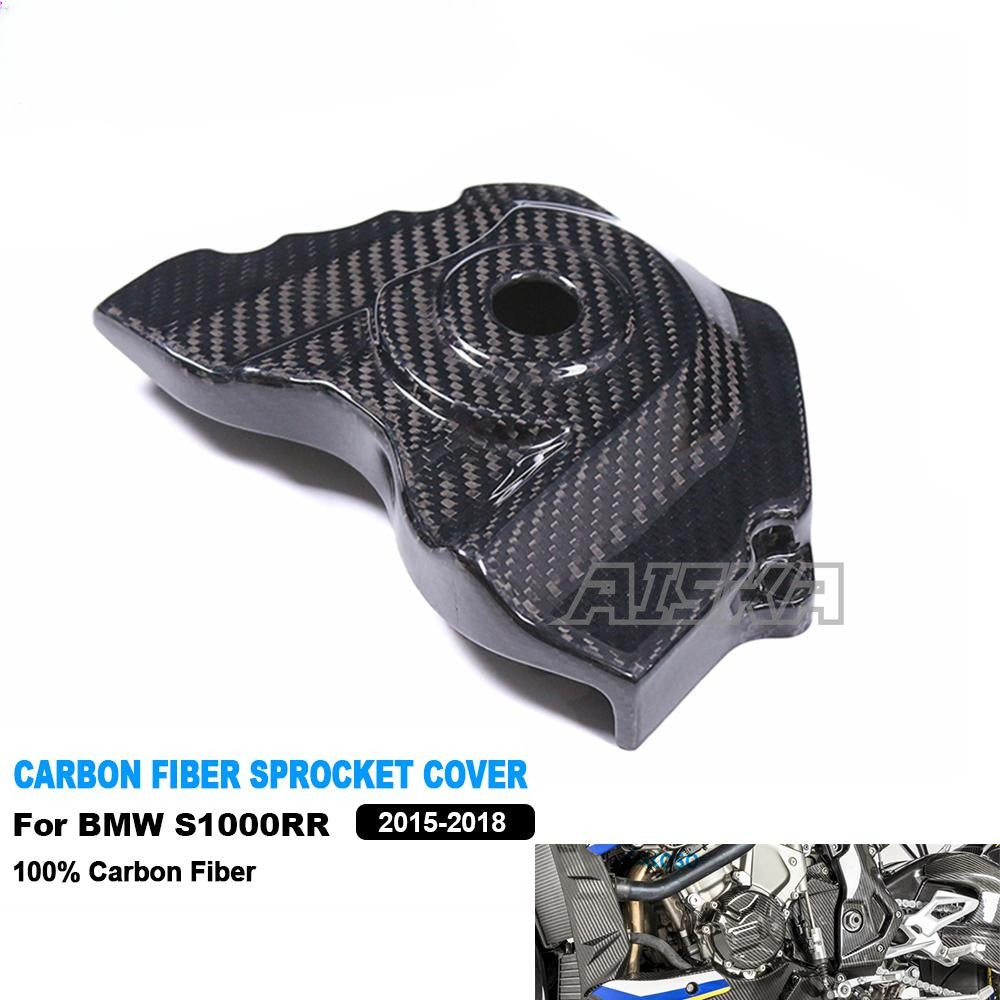 AISKA Twill Weave 100% 3K Carbon Accessories Motorcycle Carbon Fiber Clutch Cover for BMW S1000RR 2015-2018