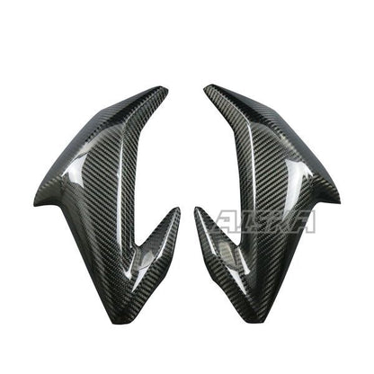 AISKA 3K Dry Carbon Fiber Motorcycle Accessories Fuel Gas Tank Side Cover Panel Fairing for Kawasaki Z900 2017 2018 2019