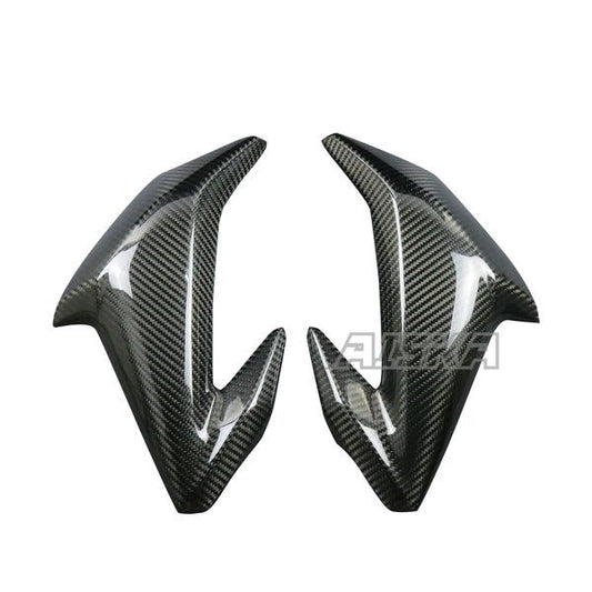 AISKA 3K Dry Carbon Fiber Motorcycle Accessories Fuel Gas Tank Side Cover Panel Fairing for Kawasaki Z900 2017 2018 2019