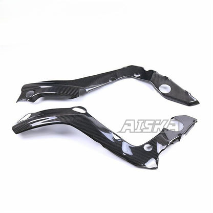 AISKA 100% 3K Carbon Fiber Fairing Guard Protector Motorcycle Frame Cover for BMW S1000RR 2019-2024