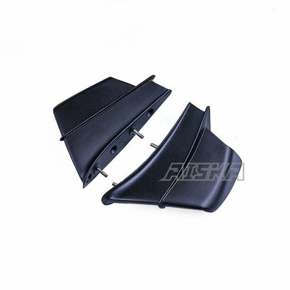 AISKA 100% Dry Carbon Fiber Motorcycle Accessories Fixed Wind Wing Fairing for  Ducati Panigale Streetfight V4 V4S V4R 2018-2024