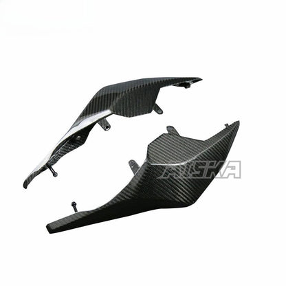 AISKA Dry Carbon Fiber Motorcycle Rear Side Tail Seat Fairing Cover Cowl for Honda CB650F CBR650F 2014-2018 CB650R CBR650R 2019+