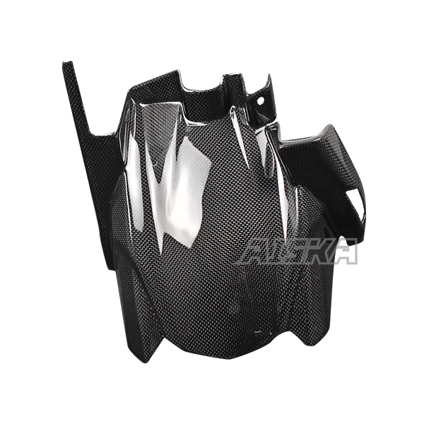 AISKA 100% 3K Dry Carbon Fiber Motorcycle Accessories Rear Fender Hugger Mudguard Fairing for Kawasaki Ninja 650 2014-2024