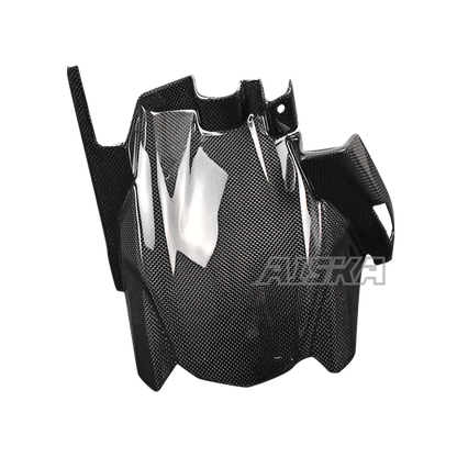 AISKA 100% 3K Dry Carbon Fiber Motorcycle Accessories Rear Fender Hugger Mudguard Fairing for Kawasaki Ninja 650 2014-2024