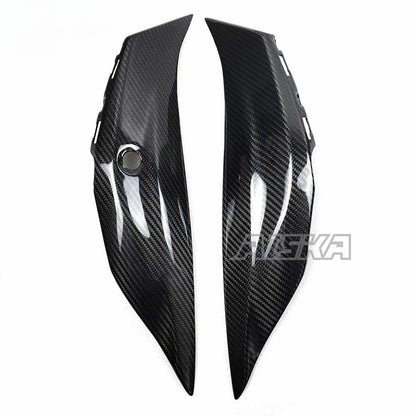AISKA 3K Dry Carbon Fiber Motorcycle Accessories Rear Tail Seat Side Panel Cover Fairings for Kawasaki ZX10R ZX-10R 2016-2020