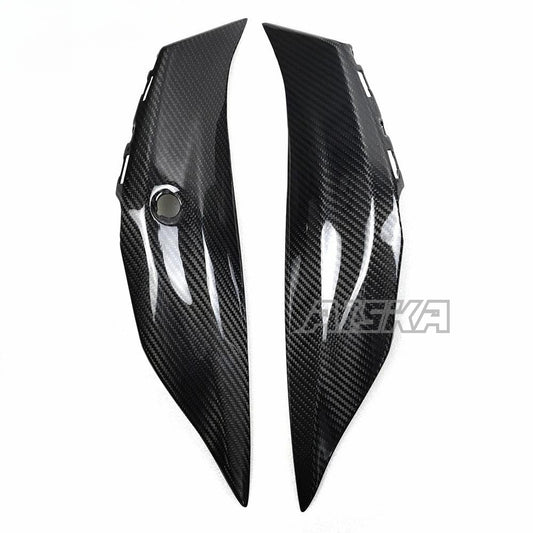 AISKA 3K Dry Carbon Fiber Motorcycle Accessories Rear Tail Seat Side Panel Cover Fairings for Kawasaki ZX10R ZX-10R 2016-2020