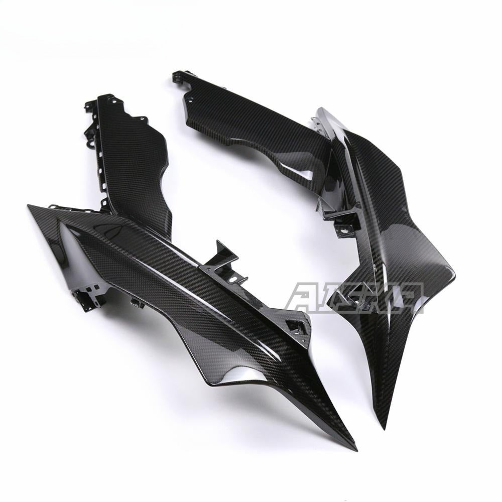 AISKA Motorcycle Carbon Side Panels Modified Accessories Full Carbon Fiber Front Tank Side Fairing for Yamaha R3 2022 2023 2024