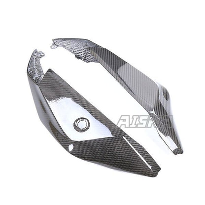 AISKA 3K Dry Carbon Fiber Motorcycle Rear Tail Seat Side Panels Fairings for Kawasaki Ninja ZX10R ZX-10R 2021-2024