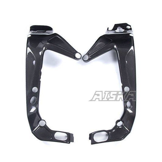 AISKA 100% 3K Dry Carbon Fiber Motorcycle Frame Cover Fairing for Yamaha MT09 FZ09 2021-2023