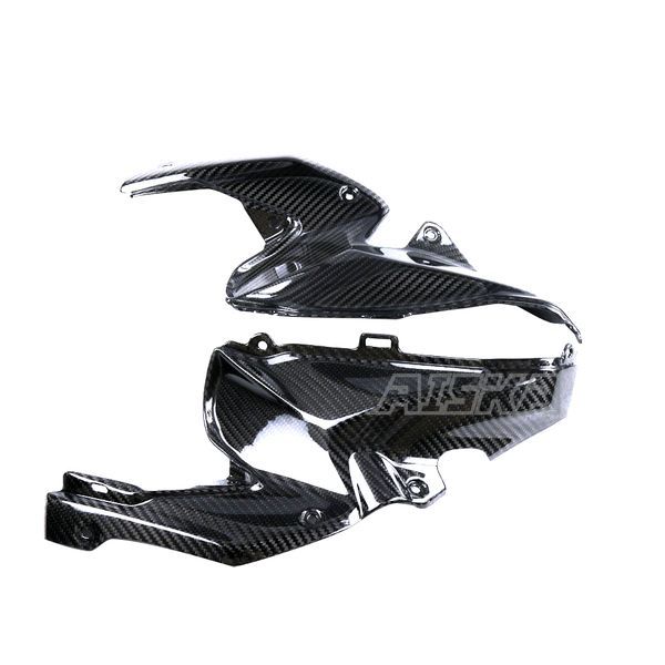 AISKA 3K Dry Carbon Fiber Motorcycle Accessories Tank Side Front Upper Inner Panels Fairing for Kawasaki Z900 2020-2024
