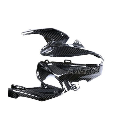 AISKA 3K Dry Carbon Fiber Motorcycle Accessories Tank Side Front Upper Inner Panels Fairing for Kawasaki Z900 2020-2024
