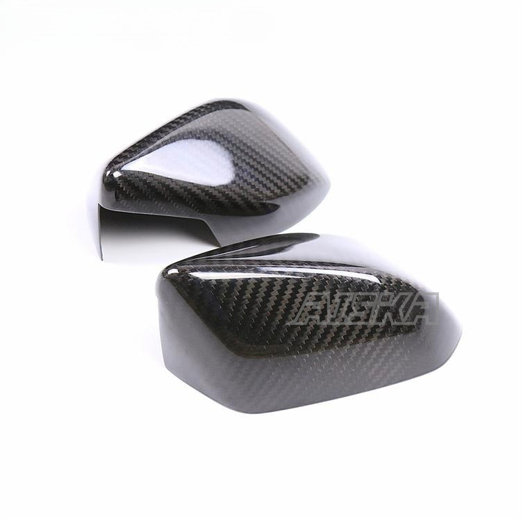 AISKA Motorcycle Mirror Cover Rearview Guards Real Carbon Fiber Rearview Mirror Protector Cowling for BMW S1000RR 2019-2022