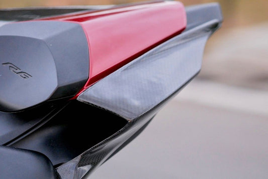 AISKA R7 Carbon Fiber Side Fairings Motorcycle Carbon Fibre Lower Tail Seat Side Panel Fairings for Yamaha R7 2022 2023 2024