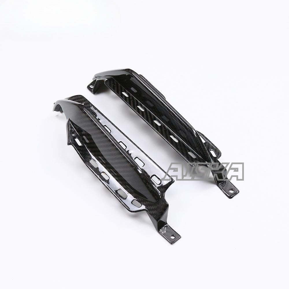 AISKA 100% 3K Full Dry Carbon Fiber R3 Motorcycle Frame Cover Side Frame Mid Cover Panel Fairing for Yamaha R3 2022 2023 2024