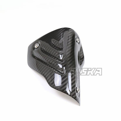 AISKA Pre-Preg 3K Carbon Fiber Motorcycle Exhaust Pipe Carbon Fiber Protector Heat Shield Cover for BMW S1000RR 2019-2022