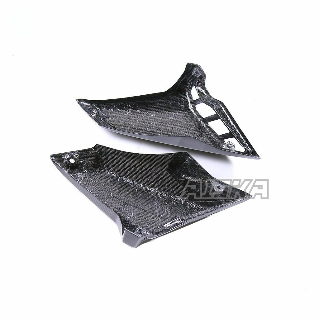 AISKA Carbon Fiber Motorcycle Accessories Fuel Tank Side Panels Frame Trim Cover for YAMAHA MT09 FZ09 2017-2020