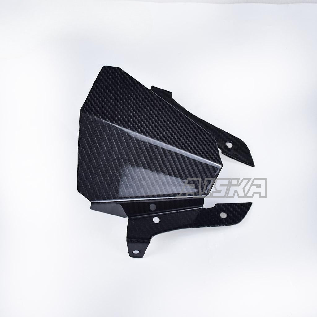AISKA 100% 3K Twill Weave Dry Carbon Fiber Motorcycle Windscreen Windshield Wind Deflector for Yamaha MT07 MT-07 2014-2017