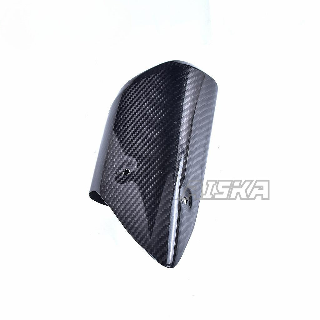 AISKA 100% Dry Carbon Fiber Motorcycle Muffler Exhaust Pipe Heat Shield Cover for Yamaha MT07 MT-07 2014-2017