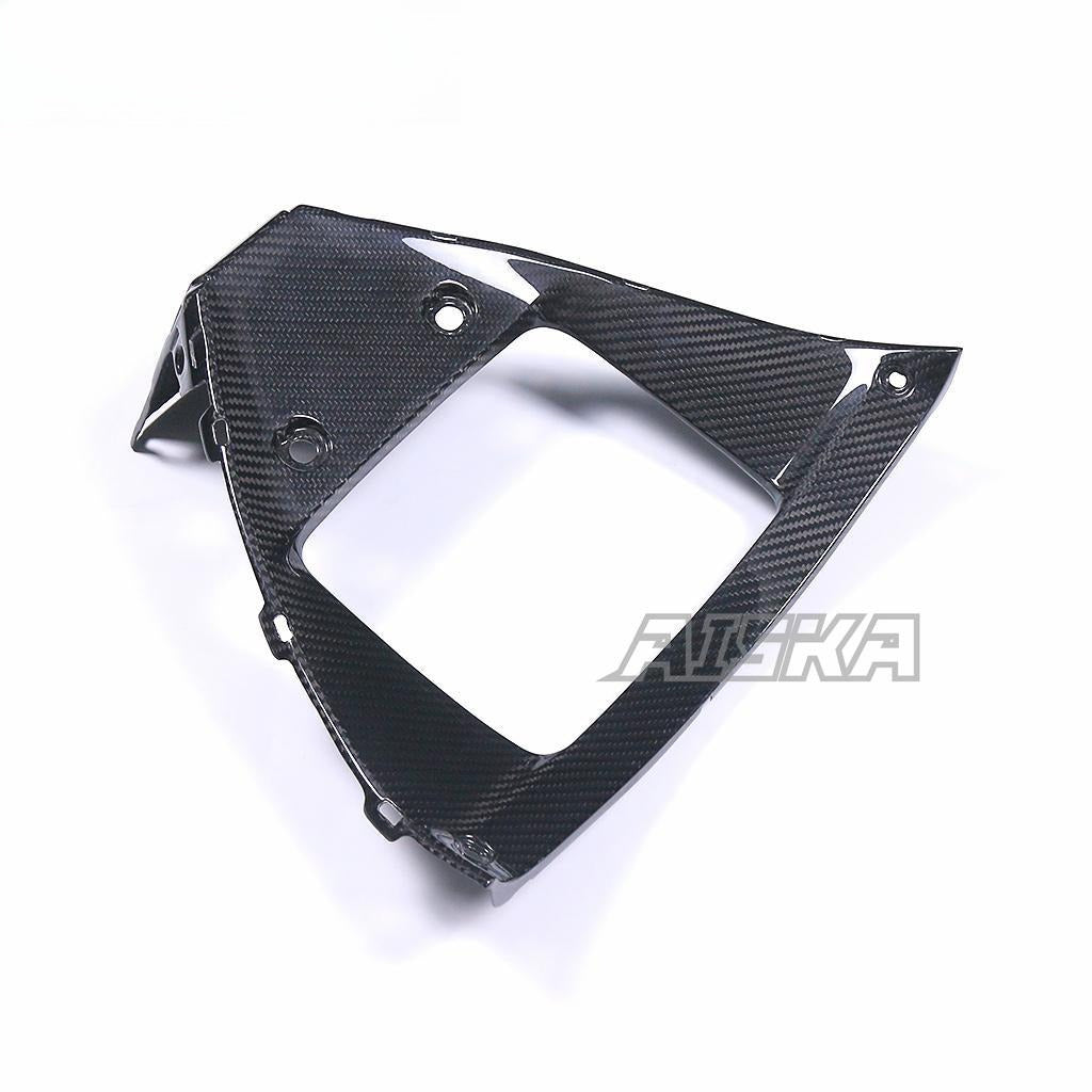 AISKA Full Dry Carbon Fiber Motorcycle Radiator Guard V-Panel Protector Fairing Kit for Yamaha R1 R1M 2015-2024