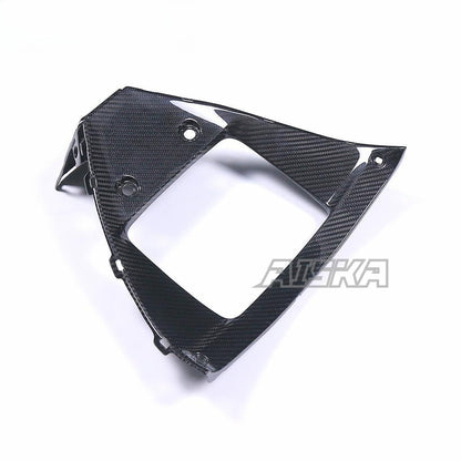 AISKA Full Dry Carbon Fiber Motorcycle Radiator Guard V-Panel Protector Fairing Kit for Yamaha R1 R1M 2015-2024