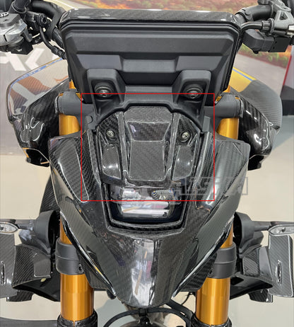 AISKA 100% 3K Dry Carbon Fiber Motorcycle Front Fairing for Yamaha MT09 FZ09 2024-2025