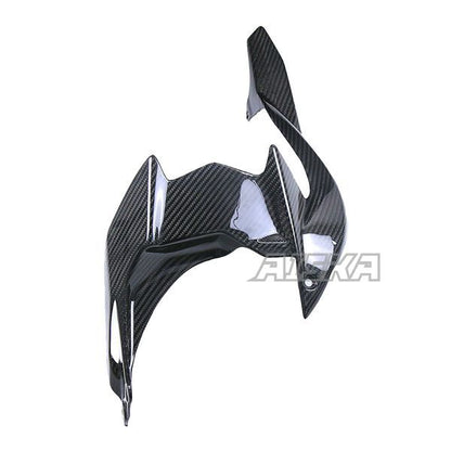 AISKA Full 3K Dry Carbon Fiber Motorcycle Rear Fender Hugger Mudguard for Kawasaki Ninja H2 H2R 2015-2024