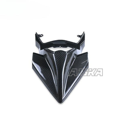 AISKA Full 3K Dry Carbon Fiber Motorcycle Rear Upper Tail Seat Cover Fairing for Kawasaki Ninja H2 H2R 2015-2024