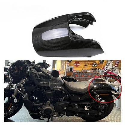 AISKA Twill Weave Glossy 100% 3K Carbon Fiber Tailstock Cover Plate for Harley Davidson VRSCF V-Rod Muscle