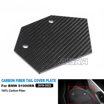 AISKA S1000RR Twill Weave Dry Carbon Decorative Accessories Motorcycle Carbon Fiber Tail Cover Plate for BMW S1000RR 2019-2022