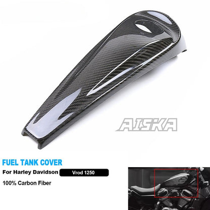 AISKA 100% 3K Carbon Fiber Twill Weave Glossy Fuel Tank Cover for Harley Davidson Touring Bikes 2008-2023 Motorcycle Fenders