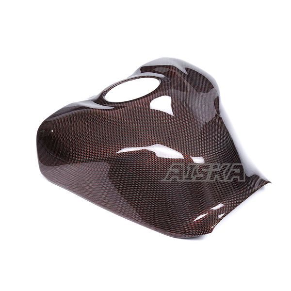 AISKA 100% 3K Full Dry Carbon Fiber Motorcycle Front Fuel Tank Cover Protector for Honda CBR1000RR-R 2021 2022 2023 2024