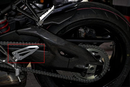 AISKA Dry Carbon Fiber Motorcycle Heel Guards Cover for Yamaha MT10 FZ10 2016-2021