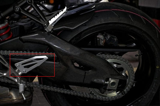 AISKA Dry Carbon Fiber Motorcycle Heel Guards Cover for Yamaha MT10 FZ10 2016-2021