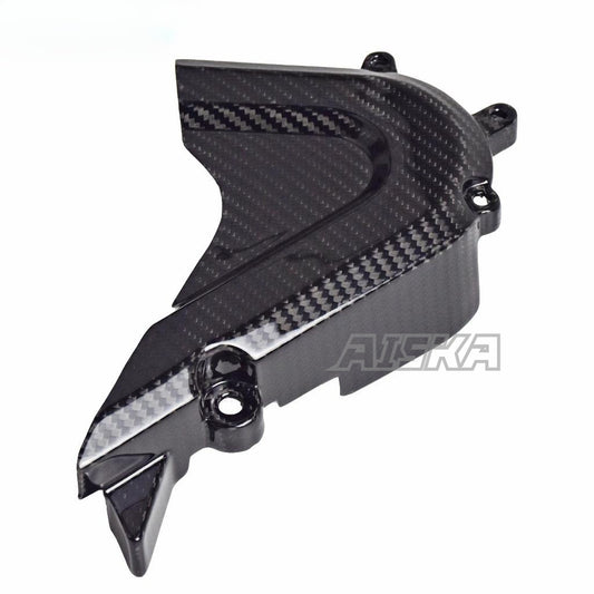 AISKA RC390 3K Dry Carbon Fiber Fairing Motorcycle Sprocket Cover for KTM RC 390 2018 2019 20220 2021 2022 2023 2024