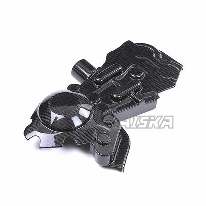 AISKA 100% Real Carbon Fiber Motorcycle Engine Protective Cover for Yamaha MT09 FZ09 2021-2023
