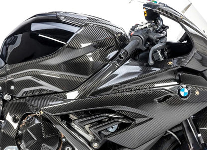 AISKA 100% 3K Full Carbon Fiber Motorcycle Front Side Surround Protection Panel Side Fairings Cowls for BMW S1000RR 2019-2022