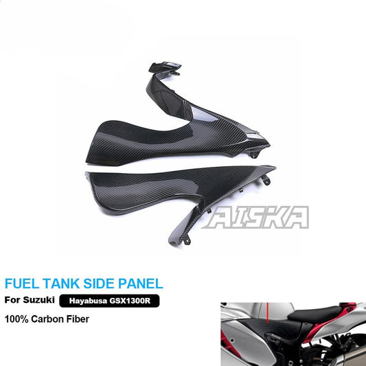 AISKA 3K Dry Carbon Fiber Motorcycle Accessories Fuel tank Side Panel  Fairing Kit for Suzuki hayabusa GSX1300R 2021- 2025