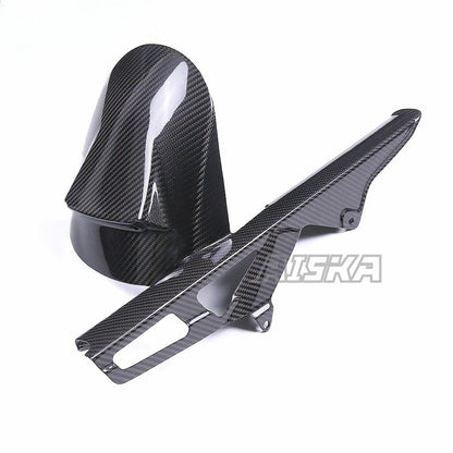 AISKA 100% 3K Dry Carbon Fiber Motorcycle Accessories Rear Fender for Suzuki GSXR1000 2017+