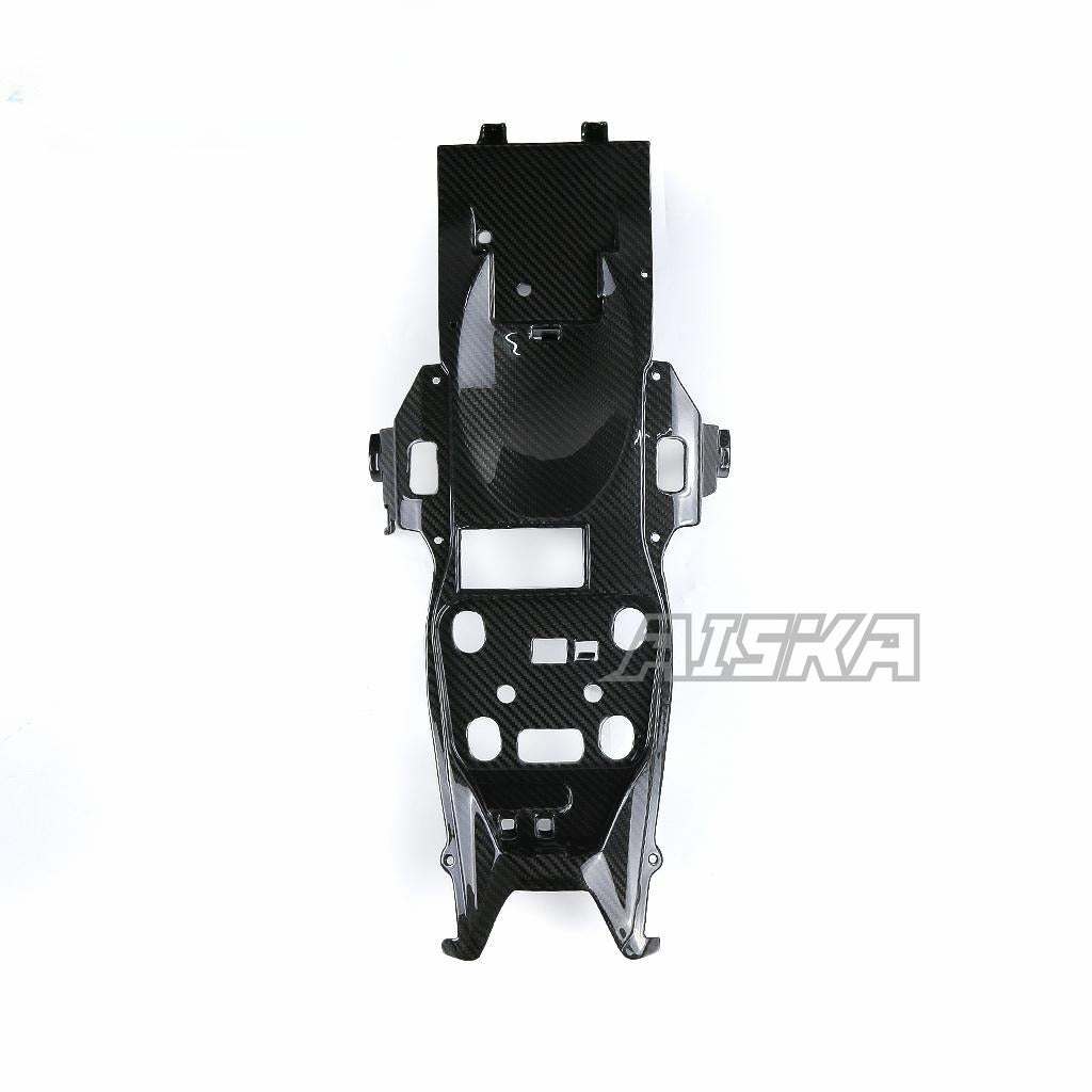 AISKA Motorcycle Carbon Under Tray Fairing Cowling Side Panels Rear Seat Tail Under Panel Fairing for Yamaha R3 2022 2023 2024