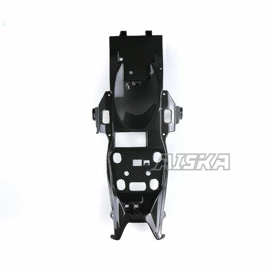 AISKA Motorcycle Carbon Under Tray Fairing Cowling Side Panels Rear Seat Tail Under Panel Fairing for Yamaha R3 2022 2023 2024
