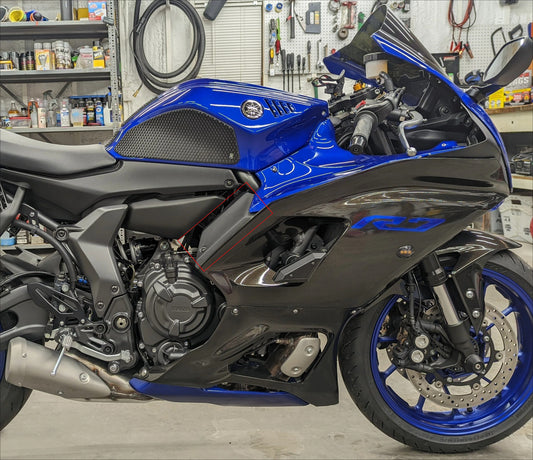 AISKA R7 Carbon Fiber Motorcycle Body Kit Motorcycle Carbon Fibre Small Inner Fairing Kits for Yamaha R7 2022 2023 2024