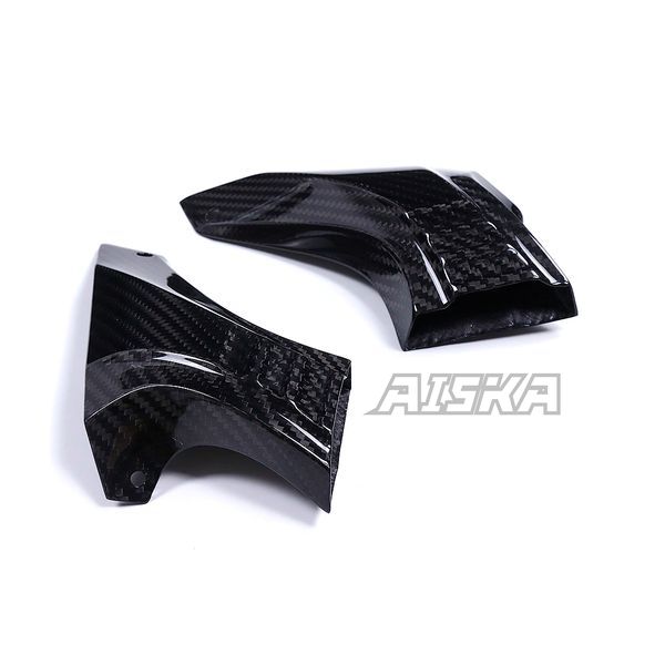 AISKA Universal Carbon Fiber Fairings Parts Motorcycle Brake Disk Cooler Air Duct for S1000RR Hayabusa Gen3 GSXR1000 Ninja 500