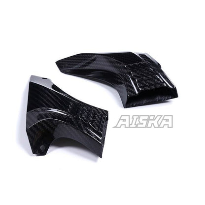 AISKA Universal Carbon Fiber Fairings Parts Motorcycle Brake Disk Cooler Air Duct for S1000RR Hayabusa Gen3 GSXR1000 Ninja 500